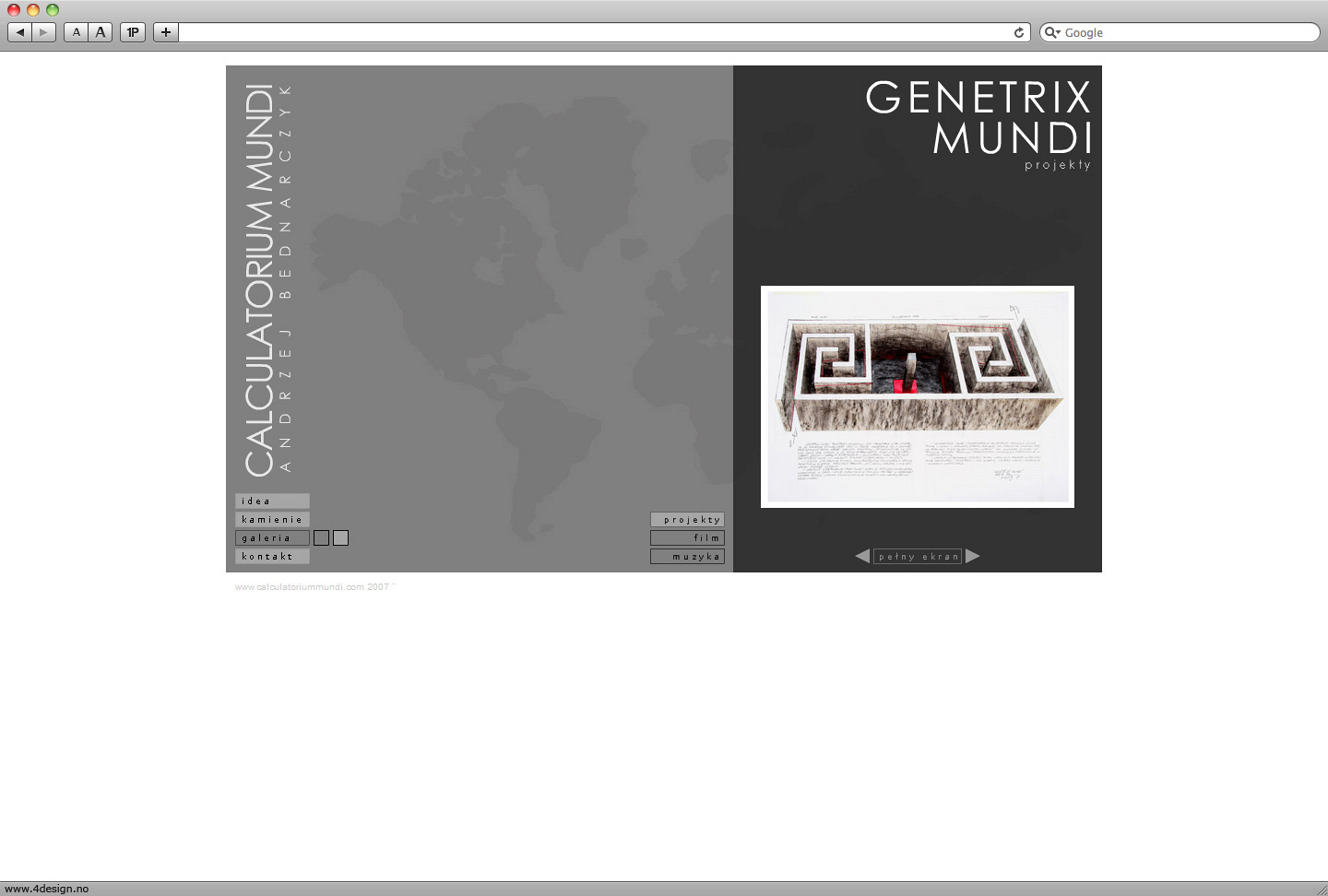 Strona internetowa: Calculatorium Mundi