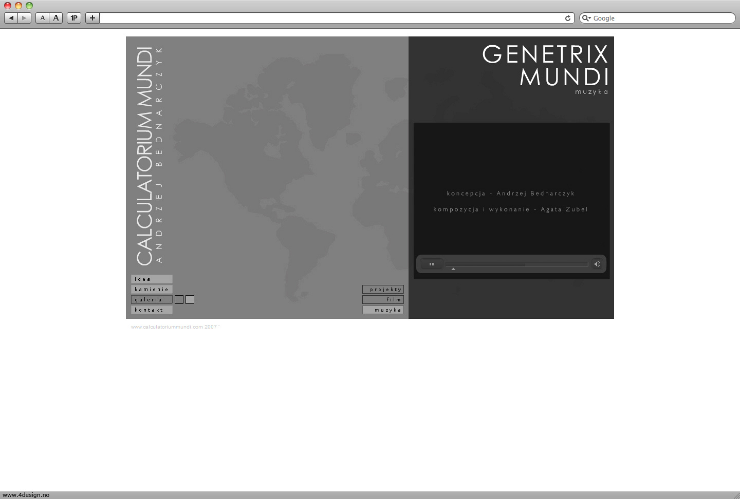 Strona internetowa: Calculatorium Mundi